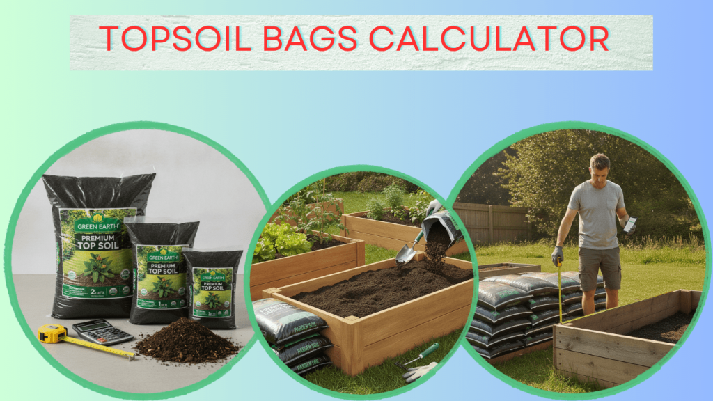 estimate how many topsoil bags you need